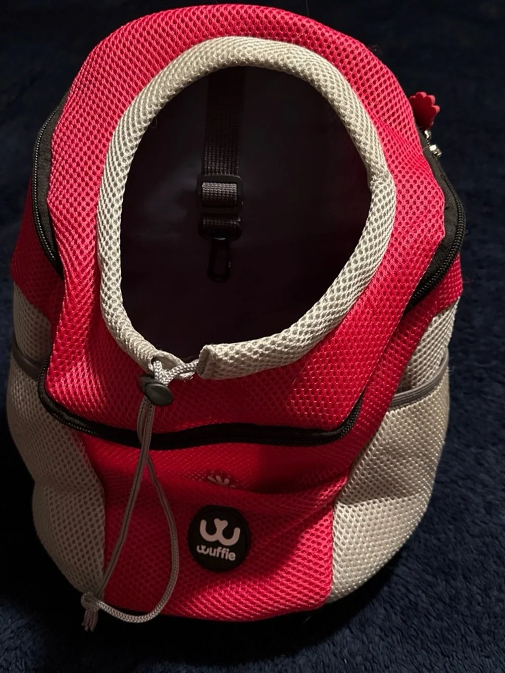 Pink and Cream Pet Carrier Backpack